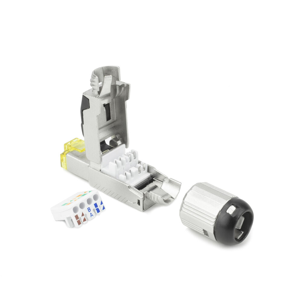 RJ45 CAT6A shielded toolless