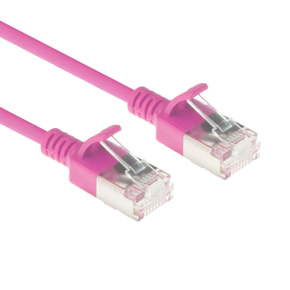 Bleik CAT-6A Slimline U-FTP LSZH 10m