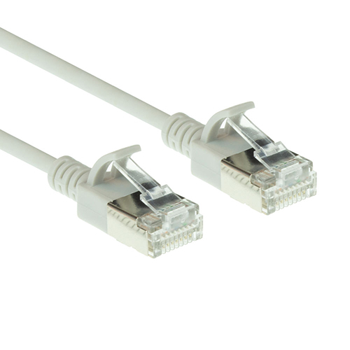 Grá CAT-6A Slimline U-FTP LSZH 1,5m