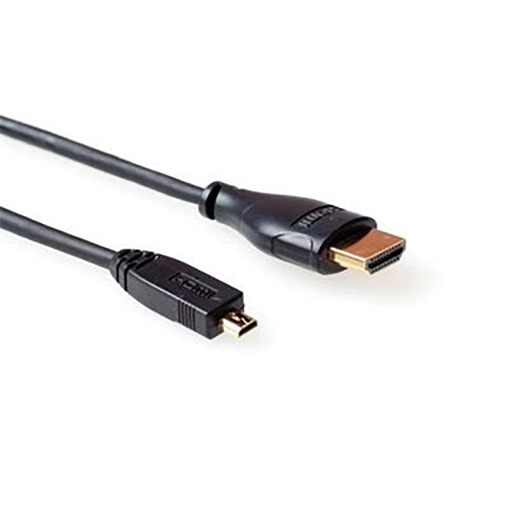 HDMI A-D Slimline skjákapall 2m