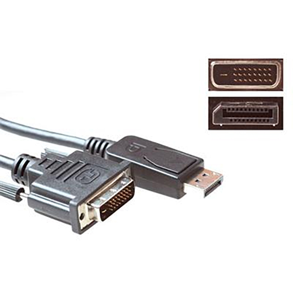 DisplayPort M - DVI M 1,8m