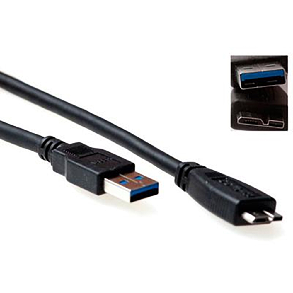 USB 3 A-Micro B kapall 0,5m