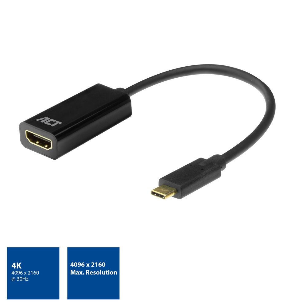 USB-C í HDMI-F breytir