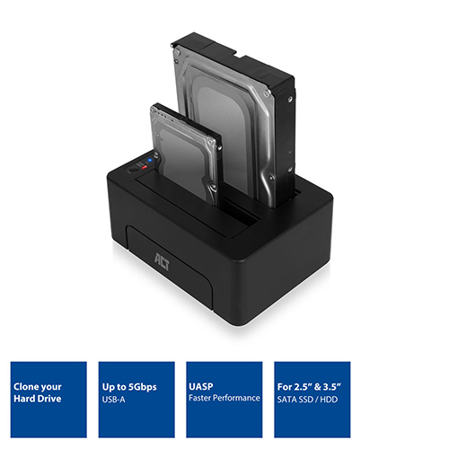 Dokka fyrir 2.5" & 3.5" HDD-SSD