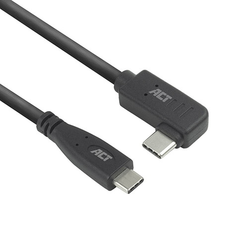 USB 3 C-C kapall 0°-90° beygju 0,5m